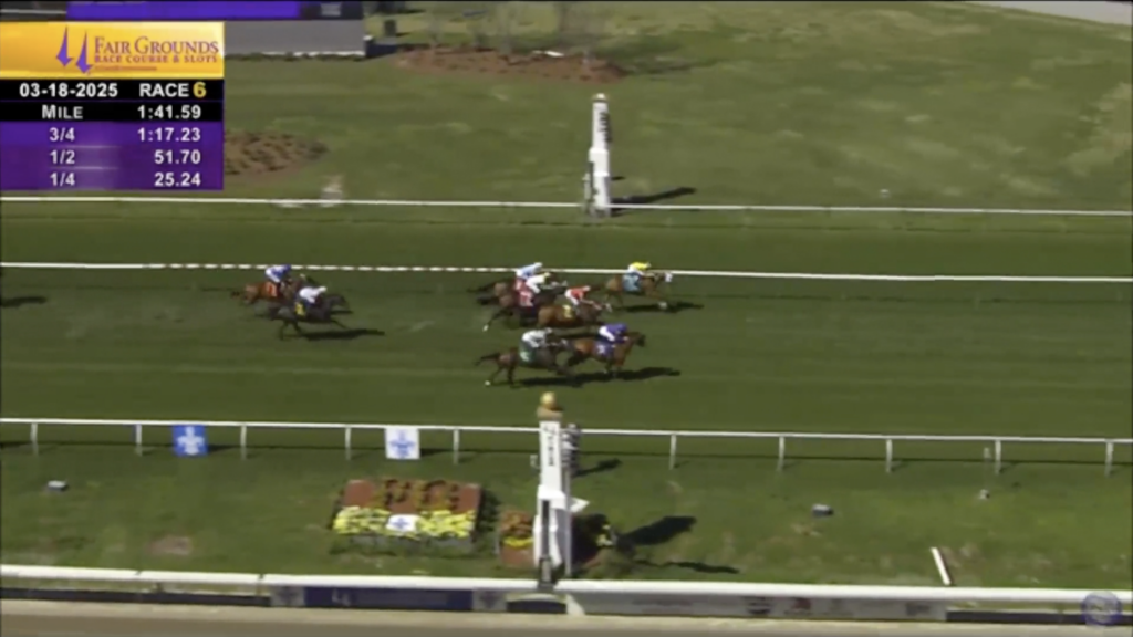 For Love and Honor is third at the wire.